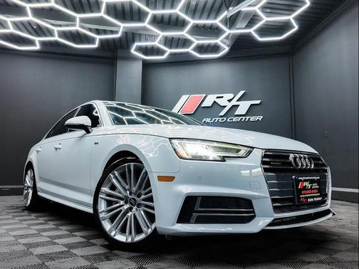 White 2017 Audi A4 2.0T Premium Plus