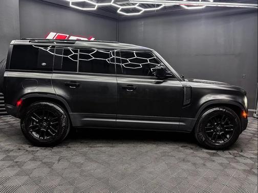 Santorini Black Metallic 2023 Land Rover Defender 110 S