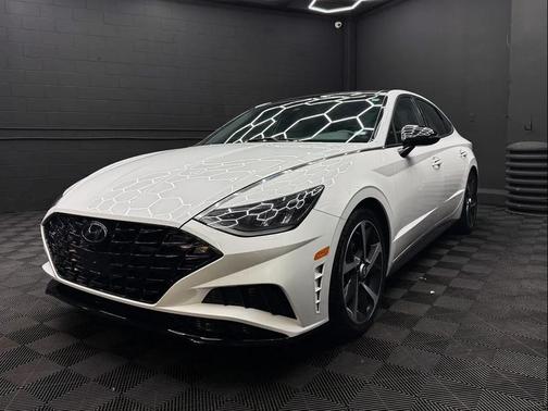 Serenity White 2023 Hyundai SONATA SEL Plus