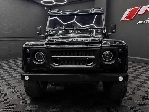 Black 1997 Land Rover Defender Widebody Kahn Edition