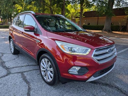 Red 2017 Ford Escape Titanium