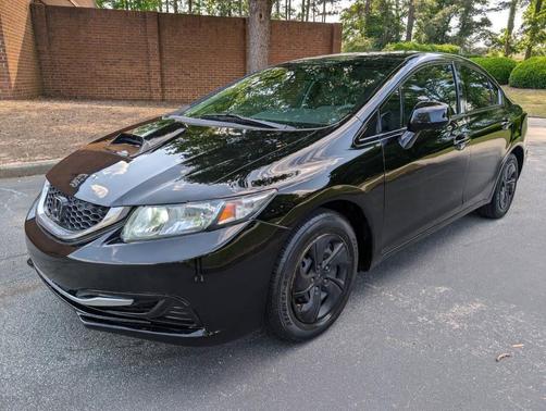 Crystal Black Pearl 2013 Honda Civic LX