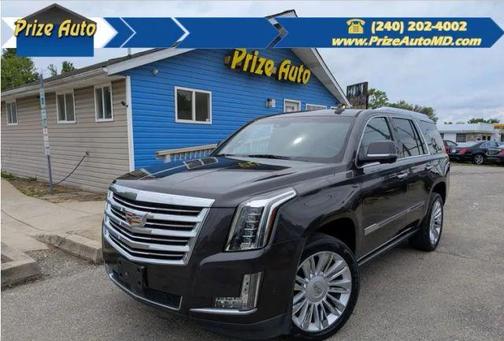 Black 2017 Cadillac Escalade Platinum