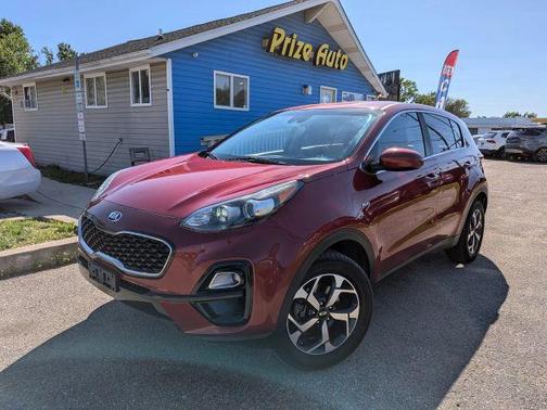 Red 2020 Kia Sportage LX