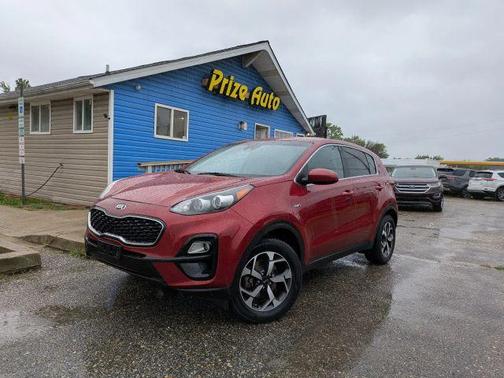 Red 2020 Kia Sportage LX