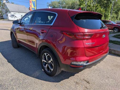 Red 2020 Kia Sportage LX