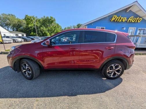 Red 2020 Kia Sportage LX