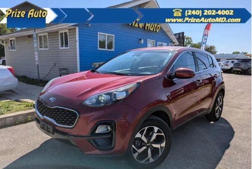 Red 2020 Kia Sportage LX