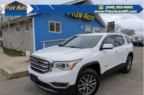 White 2019 GMC Acadia SLE-2