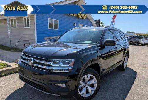 Deep Black Pearl Effect 2019 Volkswagen Atlas 3.6L SE w/Technology