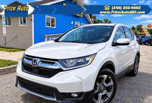 White 2017 Honda CR-V EX