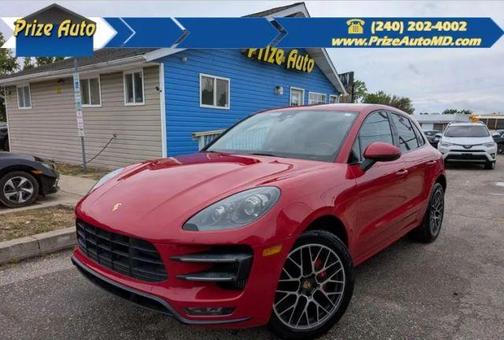 Red 2017 Porsche Macan Turbo