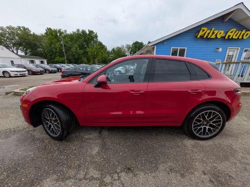 Red 2017 Porsche Macan Turbo