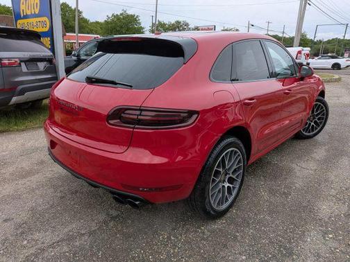 Red 2017 Porsche Macan Turbo