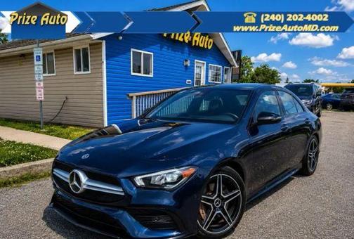 Blue 2020 Mercedes-Benz AMG CLA 35 Base 4MATIC