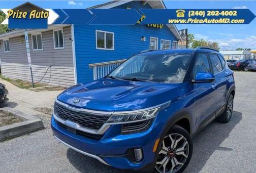 Blue 2021 Kia Seltos SX