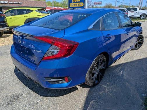 Blue 2019 Honda Civic Sport