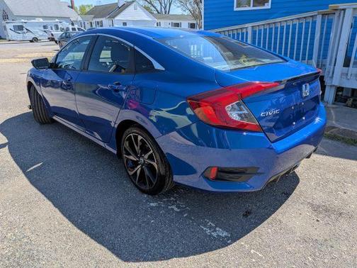 Blue 2019 Honda Civic Sport