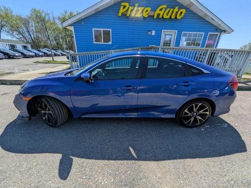 Blue 2019 Honda Civic Sport
