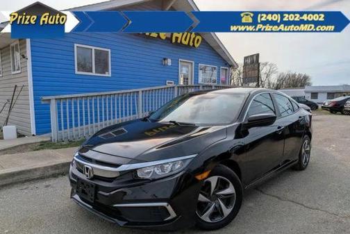 Black 2019 Honda Civic LX