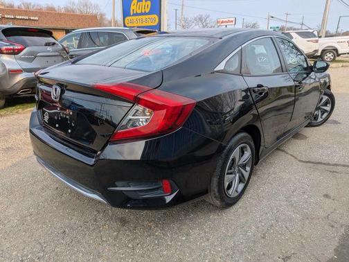 Black 2019 Honda Civic LX