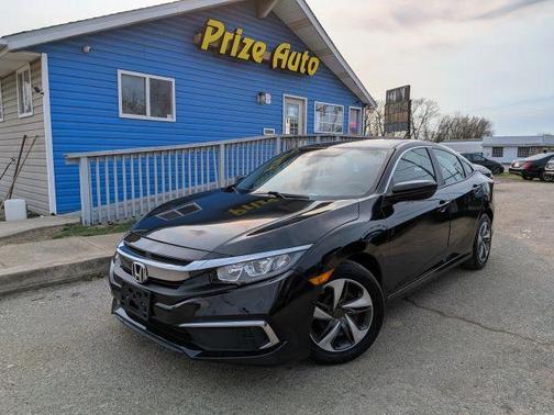Black 2019 Honda Civic LX