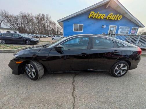 Black 2019 Honda Civic LX