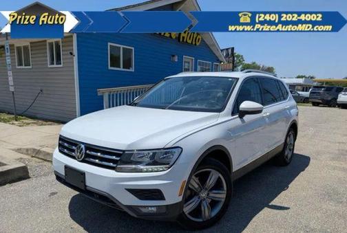 Pure White 2021 Volkswagen Tiguan 2.0T SEL