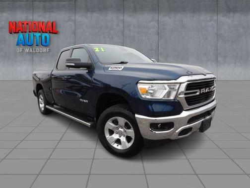Blue 2021 RAM 1500 Big Horn