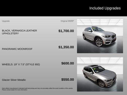 2018 BMW X3 xDrive30i