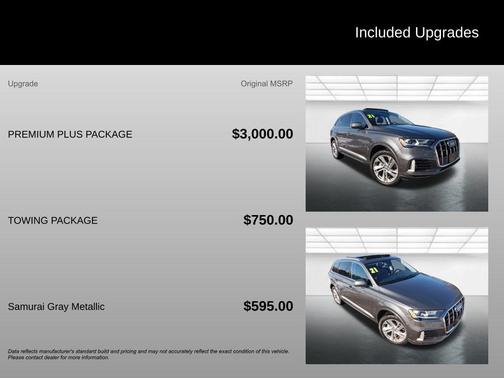 2021 Audi Q7 55 Premium Plus