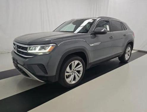 Pure Gray 2021 Volkswagen Atlas Cross Sport 3.6L V6 SEL