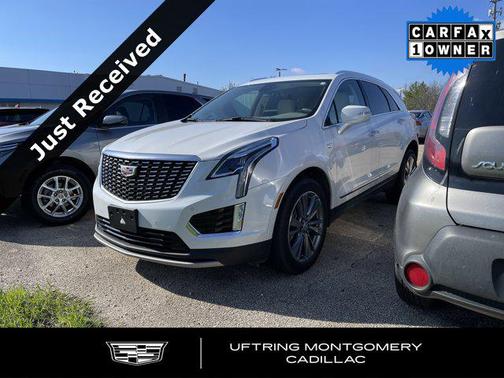 Crystal White Tricoat 2025 Cadillac XT5 Premium Luxury