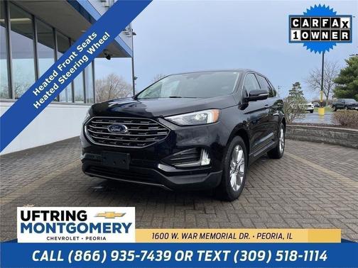 Agate Black Metallic 2024 Ford Edge Titanium