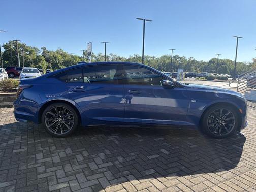 Wave Metallic 2025 Cadillac CT5 Sport