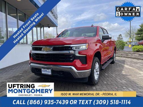 Red Hot 2025 Chevrolet Silverado 1500 LT