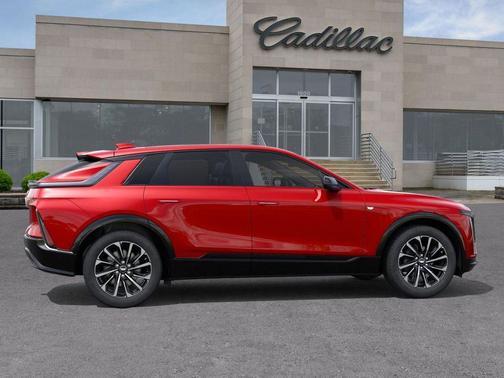 Radiant Red Tintcoat 2025 Cadillac LYRIQ Sport