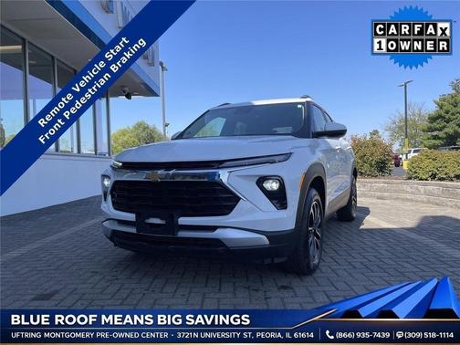 Summit White 2025 Chevrolet Trailblazer LT