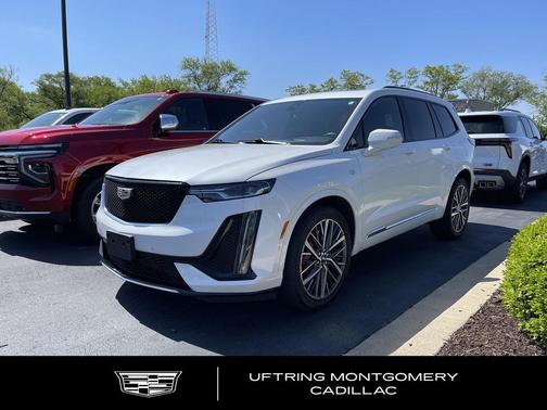 Crystal White Tricoat 2024 Cadillac XT6 Sport AWD