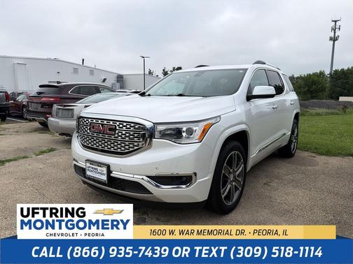 White Frost Tricoat 2017 GMC Acadia Denali