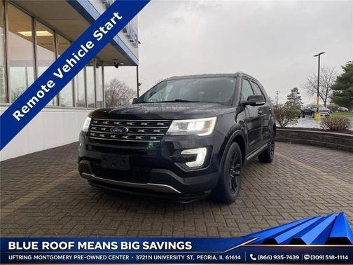 Shadow Black 2017 Ford Explorer XLT