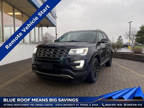 Shadow Black 2017 Ford Explorer XLT