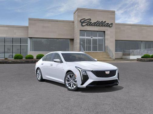 Vibrant White Tricoat 2026 Cadillac CT5 Premium Luxury