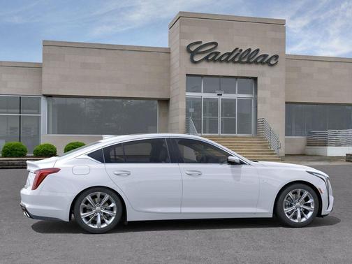 Vibrant White Tricoat 2026 Cadillac CT5 Premium Luxury