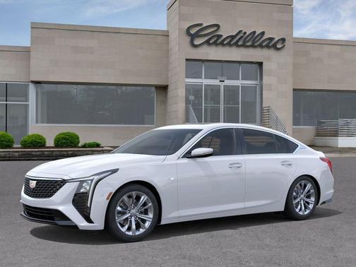 Vibrant White Tricoat 2026 Cadillac CT5 Premium Luxury