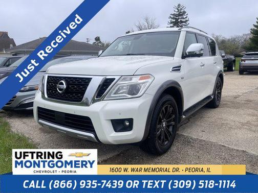 Pearl White 2017 Nissan Armada Platinum