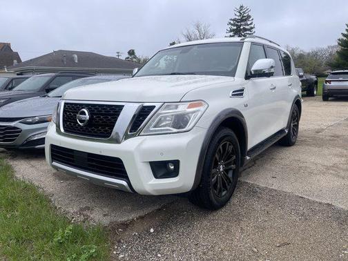 Pearl White 2017 Nissan Armada Platinum
