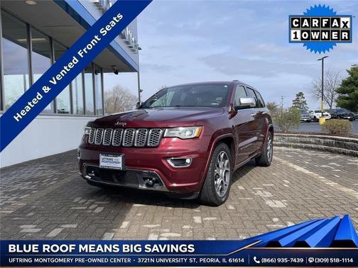 Velvet Red Pearlcoat 2019 Jeep Grand Cherokee Overland