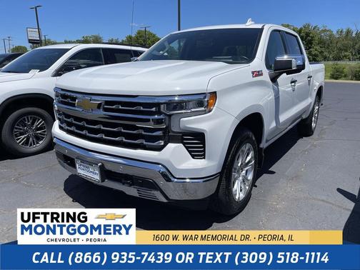 Summit White 2022 Chevrolet Silverado 1500 LTZ