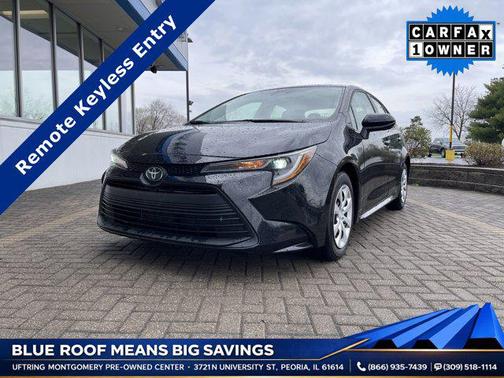 Midnight Black Metallic 2024 Toyota Corolla LE